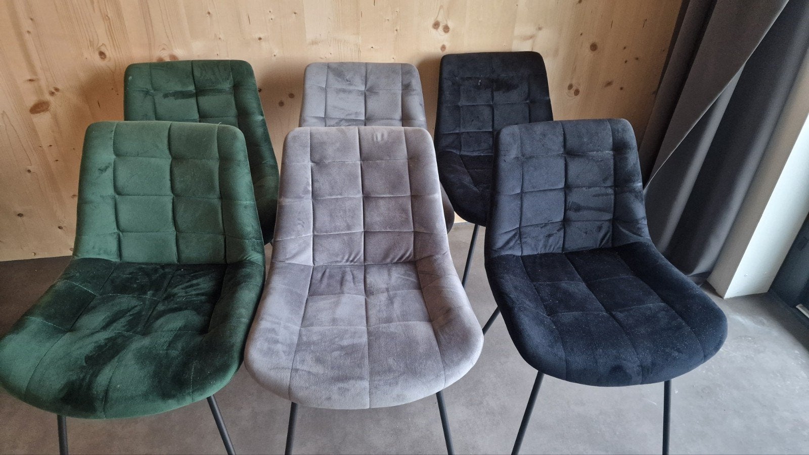 Xenos Eetkamerstoelen - Diverse Kleuren, Ophalen, Overige kleuren, Modern, Velvet, Zo goed als nieuw