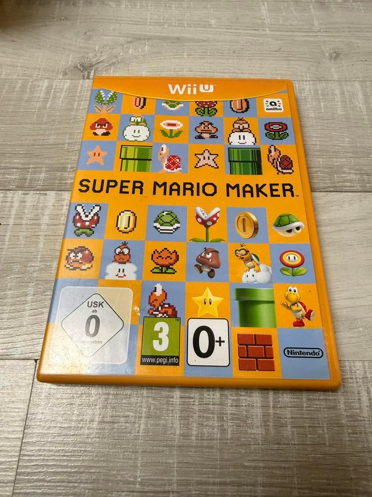 Super Mario Maker Wii U - Bouw je eigen Mario levels!, Online, 1 speler, Ophalen of Verzenden, Zo goed als nieuw