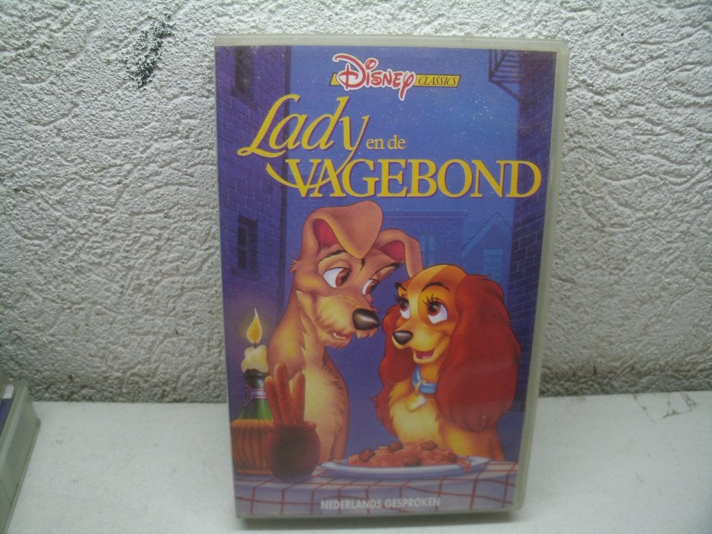 vhs 181a lady en de vagebond ned gespr, Alle leeftijden, Ophalen of Verzenden, Gebruikt