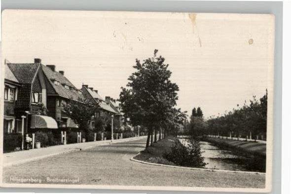 Hillegersberg Breitnersingel  R157, Ophalen of Verzenden, 1940 tot 1960, Ongelopen, Zuid-Holland