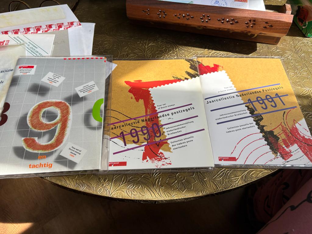 Jaarcollectie Nederlandse Postzegels 1989, 1990, 1991, Ophalen of Verzenden, Na 1940, Postfris
