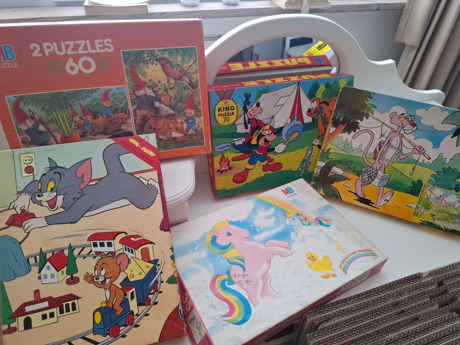 Diverse kinderpuzzels, allemaal compleet, Ophalen of Verzenden, 10 tot 50 stukjes, Gebruikt, 4 tot 6 jaar