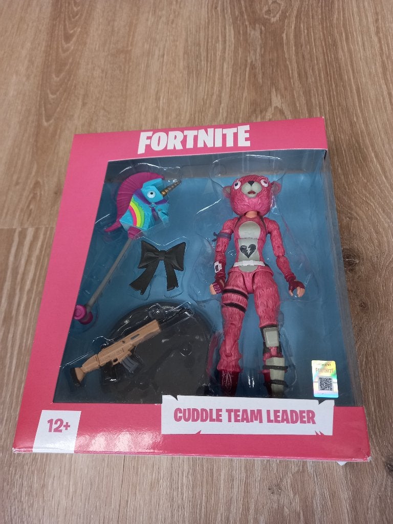 McFarlane Fortnite Cuddle Team Leader 18 cm, Ophalen of Verzenden, Zo goed als nieuw