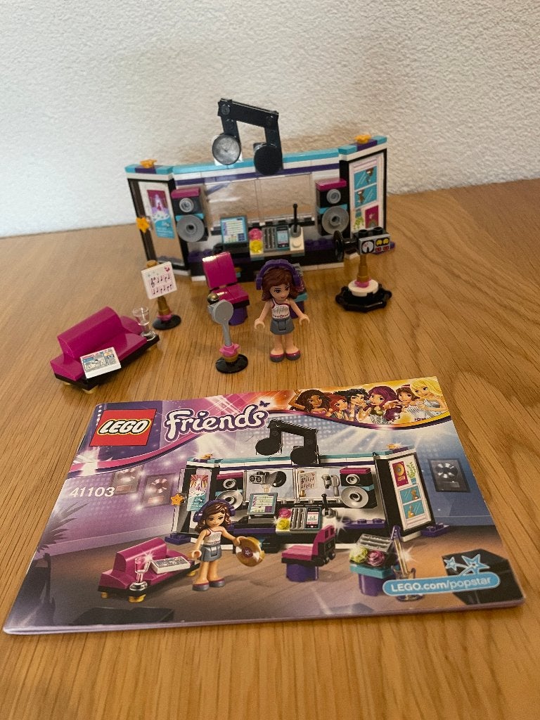 Lego Friends Popster opnamestudio (41103), Lego, Friends, Ophalen of Verzenden, Zo goed als nieuw