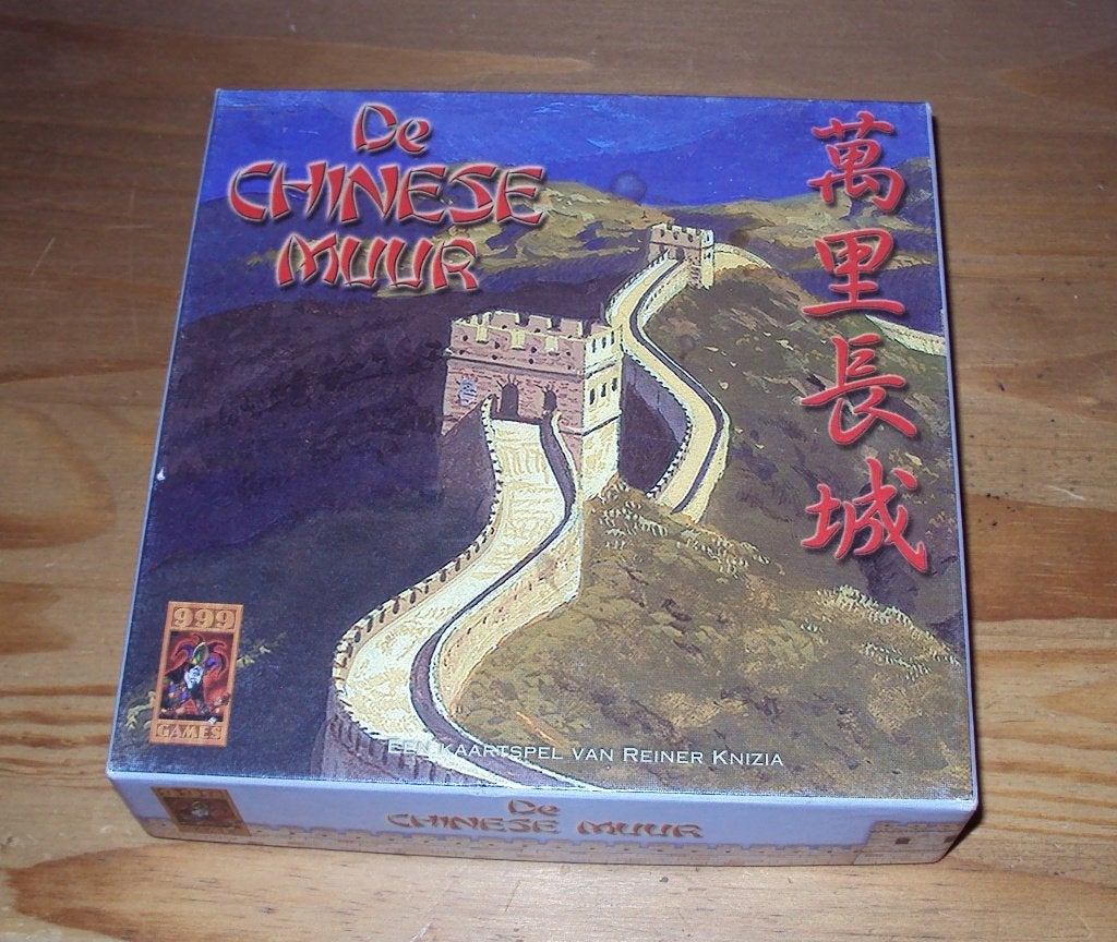 De Chinese muur gezelschapsspel, Een of twee spelers, Ophalen of Verzenden, Zo goed als nieuw, Reiner Knizia