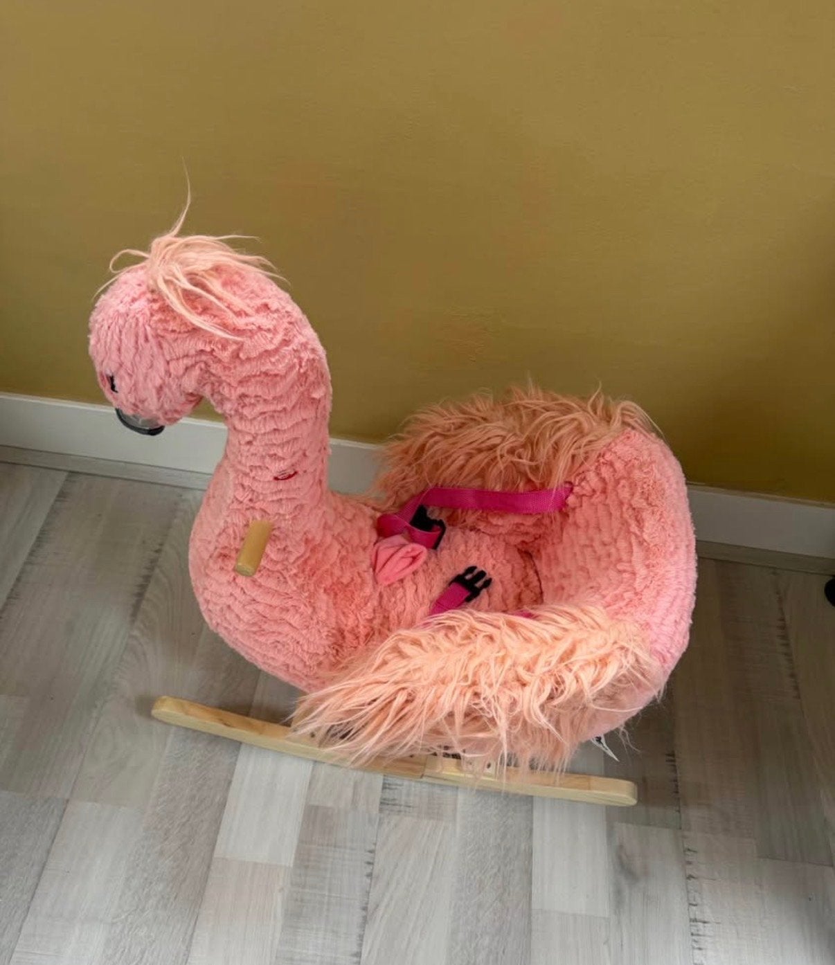 Roze Flamingo Schommelstoel voor Kinderen, Ophalen, Zo goed als nieuw, Overige typen