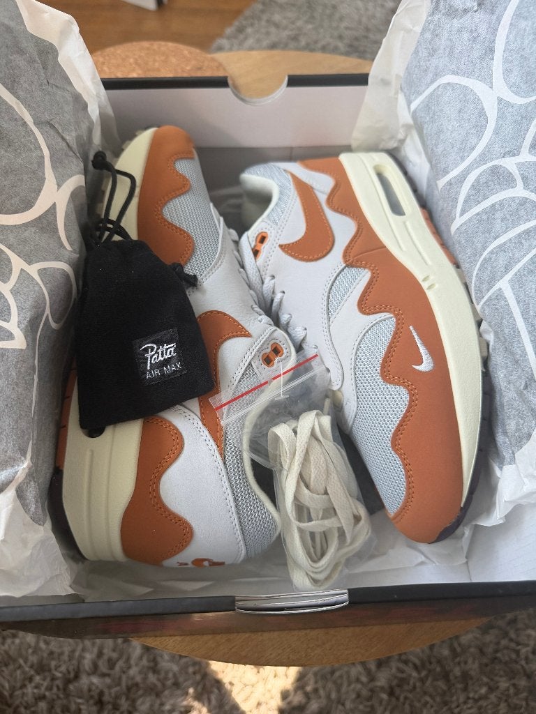 Nike Air Max 1 x Patta Waves – Monarch, Ophalen of Verzenden, Nieuw, Overige kleuren, Sneakers of Gympen