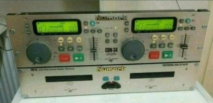 Numark cdn-34 2cd speler + control unit 2 delig, Ophalen of Verzenden