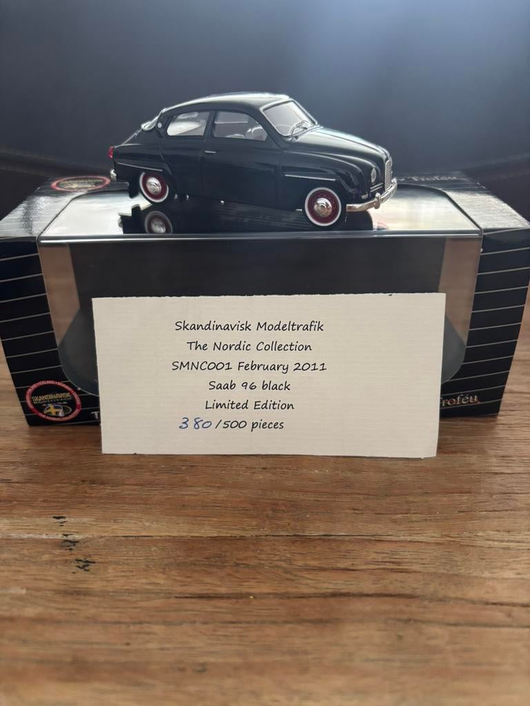 SAAB 96 1960 limited edition 1:43, Ophalen of Verzenden, Nieuw, Overige merken