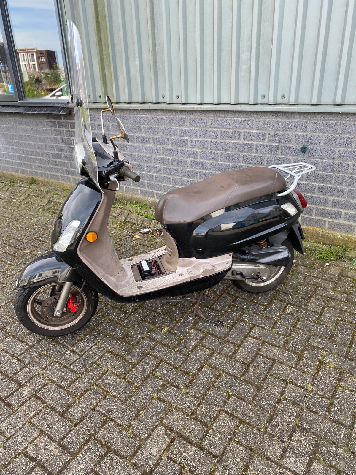 Sym fiddle II  blauw kenteken met brommer cdi 50km 2008 !, Ophalen, Gebruikt, Benzine, Fiddle