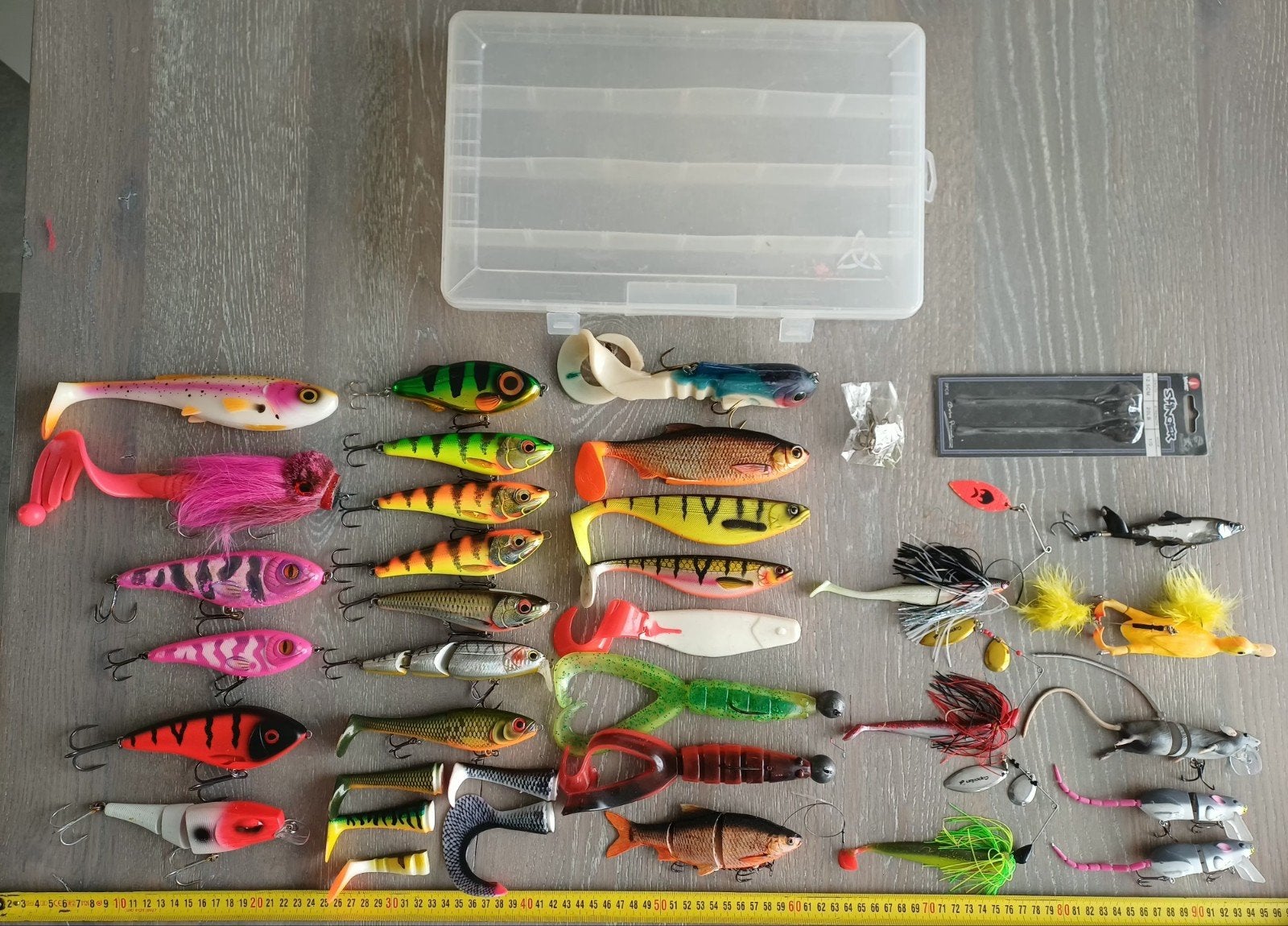 MEGA kunstaas set snoek, Ophalen of Verzenden, Gebruikt, Overige typen