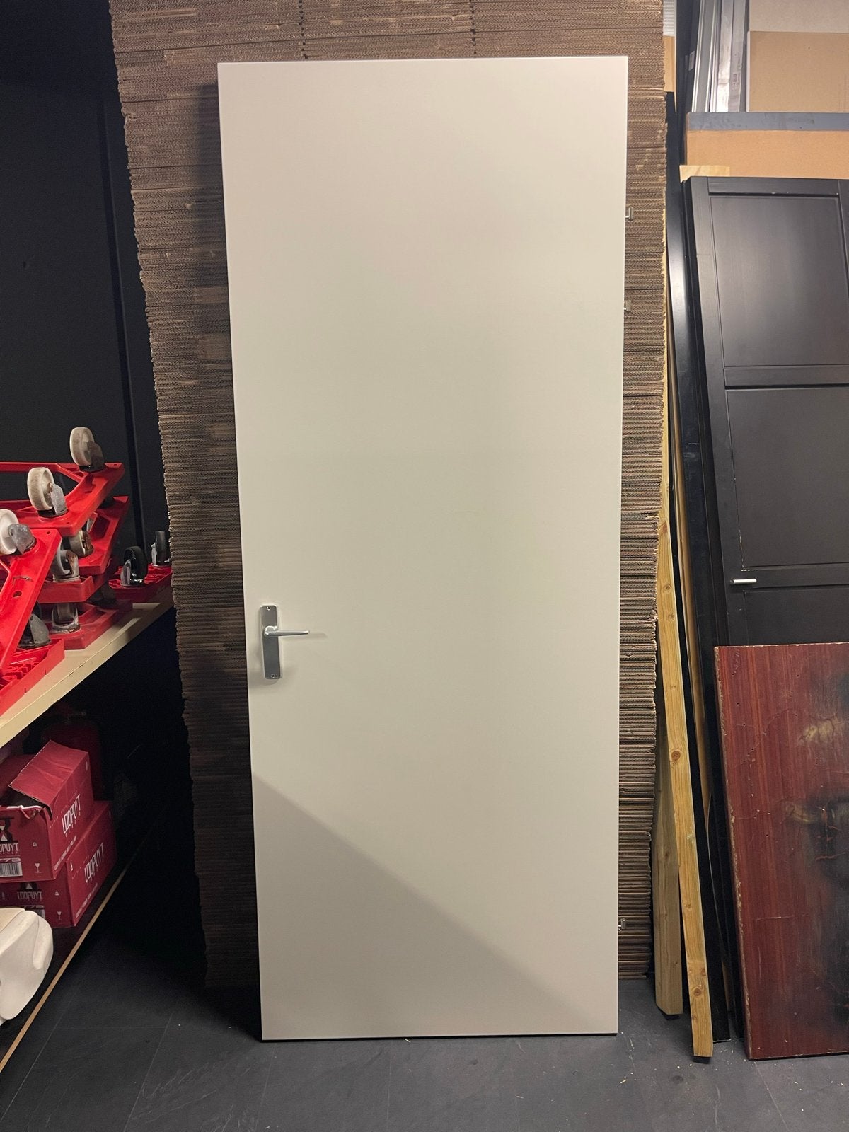 Staal Kozijn inclusief deur - 231 x 90 cm, Ophalen, Gebruikt, 80 tot 100 cm, 215 cm of meer