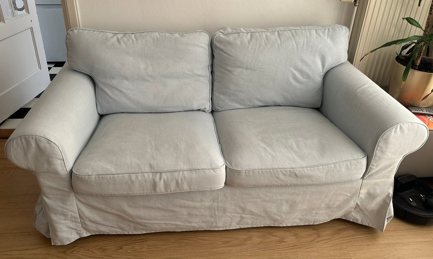 Ektorp 2-zits bank, Huis en Inrichting, Ophalen, 150 tot 200 cm, Tweepersoons, 75 tot 100 cm