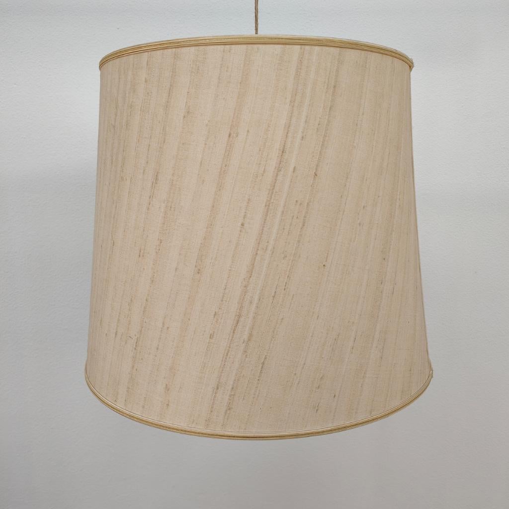 Vintage, klassieke lampenkap in beige met linnenlook, Valkenswaard, Gebruikt, Beige, Info@flashbackfurniture.nl