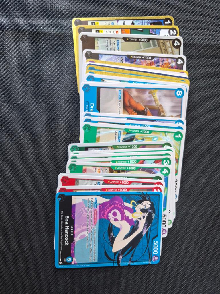 One piece OP07 kaarten, Ophalen of Verzenden, Meerdere kaarten