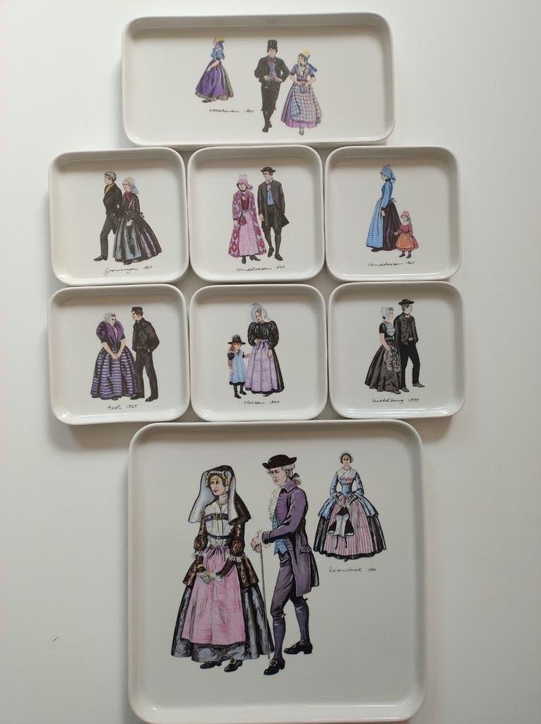Servies Villeroy & Boch, jaren 70. Klederdrachten., Ophalen of Verzenden, Huis en Inrichting