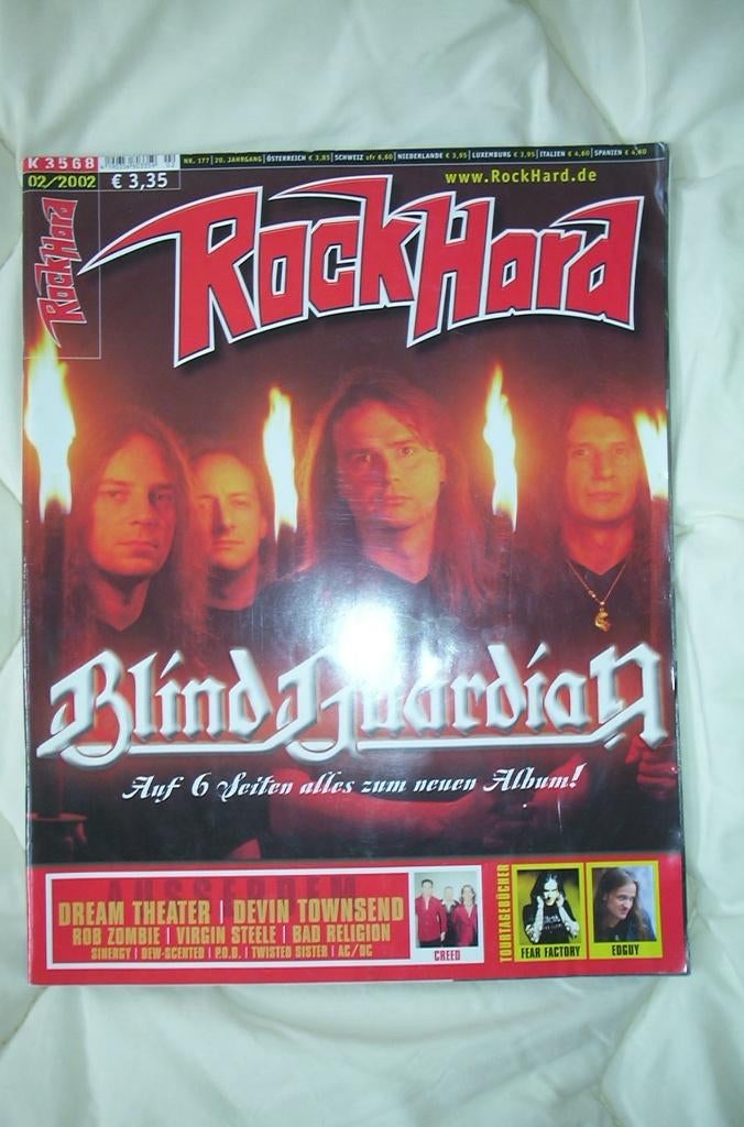 3 x Rock Hard Duits hardrock tijdschrift ozzy dream theater, Boeken, Ophalen of Verzenden, Zo goed als nieuw, Genre of Stijl