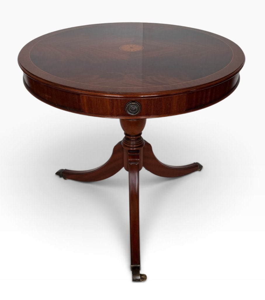 702. Mahoniehouten drumtafel - Engeland, 20e eeuw, Ophalen of Verzenden