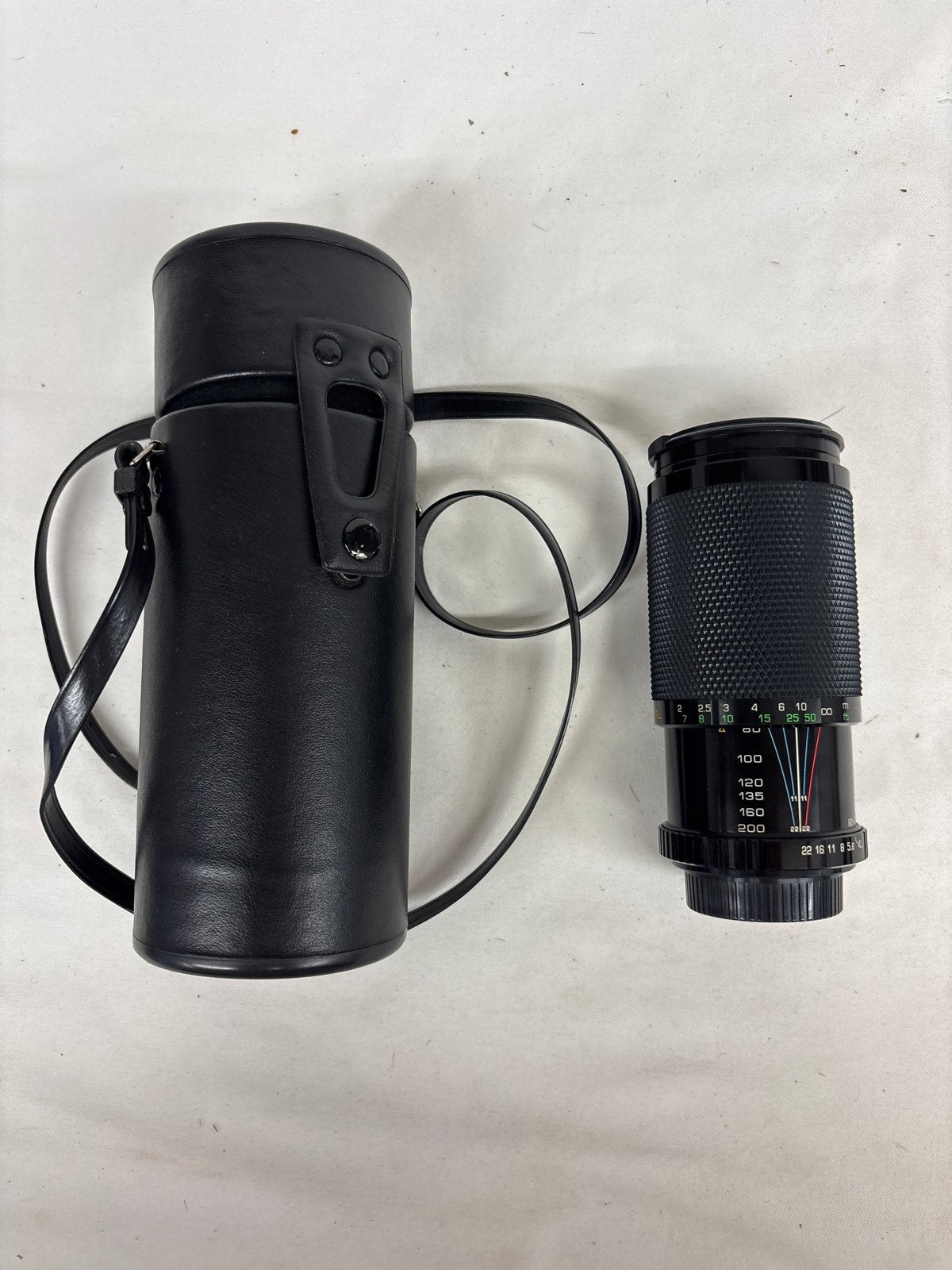 Vintage Telelens met Foudraal - Goede Staat, Overige merken, Zo goed als nieuw, Handmatige focus, Telelens