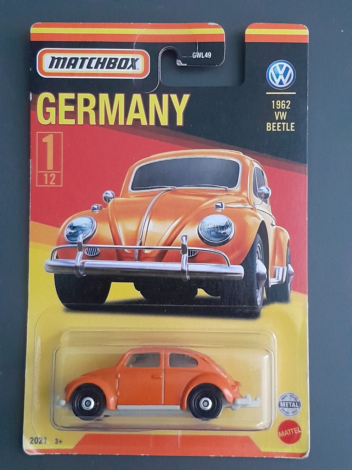 Matchbox '62 Volkswagen Beetle.    Matchbox, Ophalen of Verzenden, Nieuw, Auto