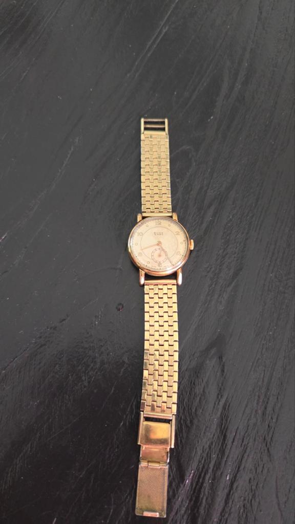 Buick   rubis  horloge, Sieraden, Tassen en Uiterlijk, Horloges | Antiek, Overige merken, Staal, Polshorloge, 1960 of later