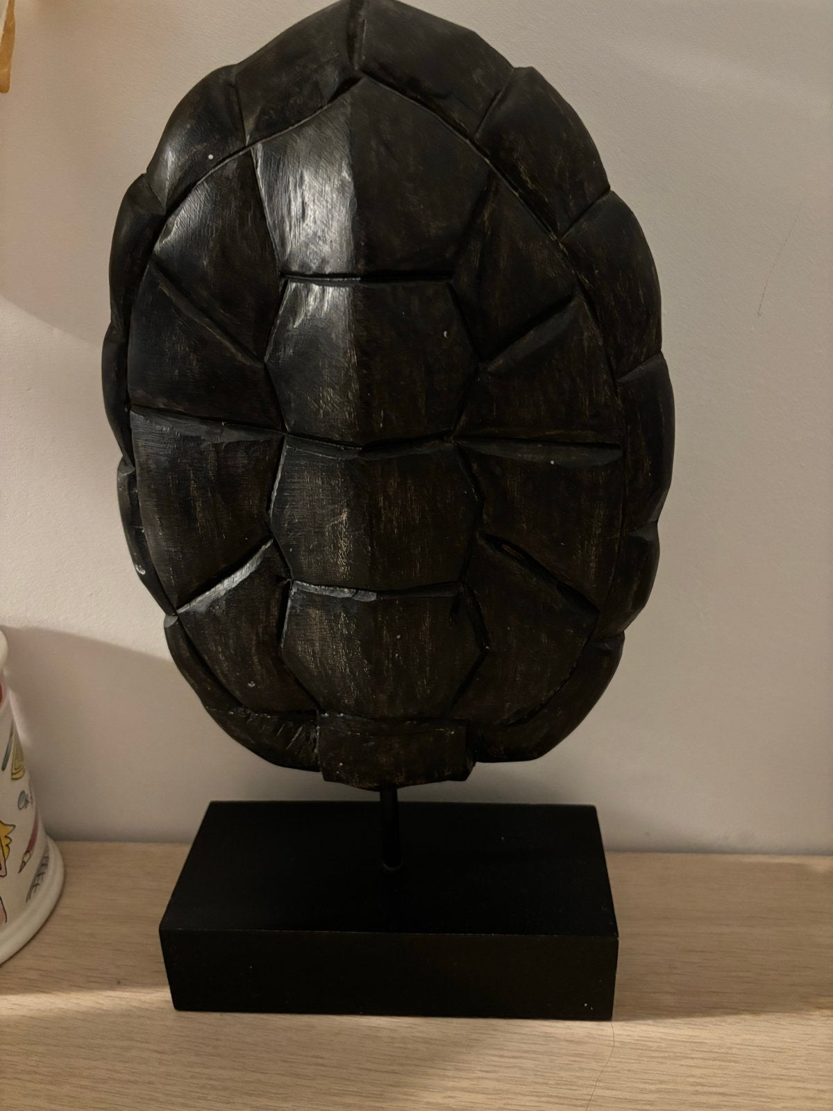 Pronto Wonen Houten schildpadschild op standaard, Ophalen of Verzenden, Zo goed als nieuw