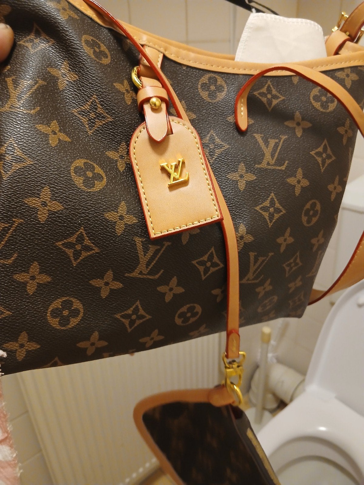 tas ophalen stiens, Sieraden, Tassen en Uiterlijk, Ophalen, Zo goed als nieuw, Bruin, Handtas