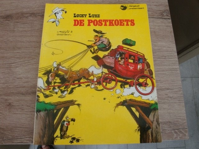 lucky luke, Eén stripboek, Ophalen of Verzenden, Gelezen