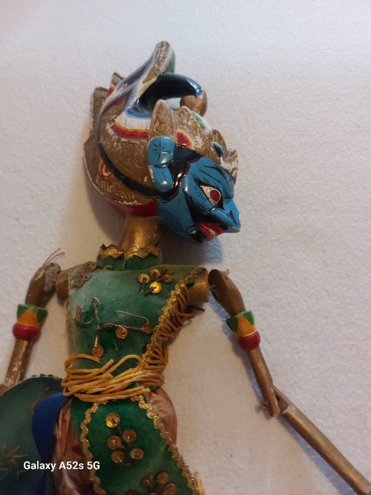 Antieke Wayang Golek poppen uit Indonesië - Set van 2, Indonesië, Meerkleurig, Ophalen, Hout