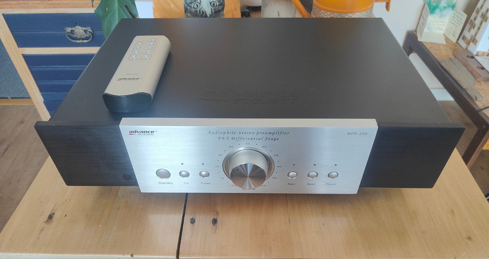 Advance Acoustic MPP-206 voorversterker met ab, Audio, Tv en Foto, Ophalen, Zo goed als nieuw, Stereo, Overige merken