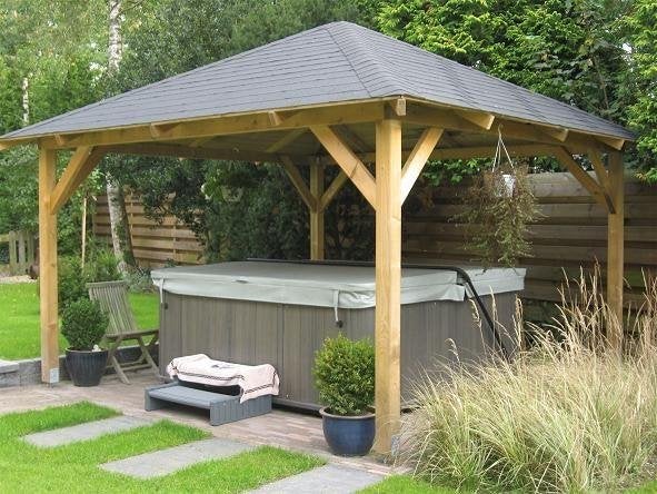 OVERKAPPINGEN Groot assortiment direct leverbaar! Va. 819,95, Ophalen of Verzenden, Nieuw, Tuinpaviljoen