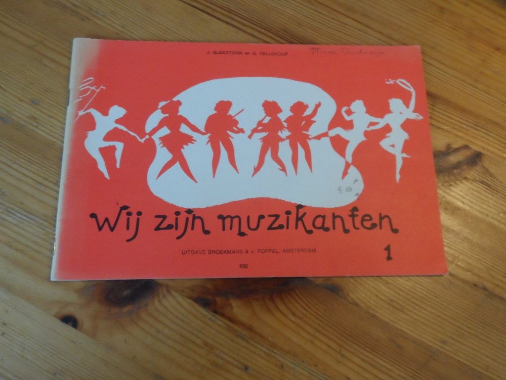 Wij zijn muzikanten - blekxtoon / vellekoop, Gebruikt, Zang, Ophalen of Verzenden, Artiest of Componist