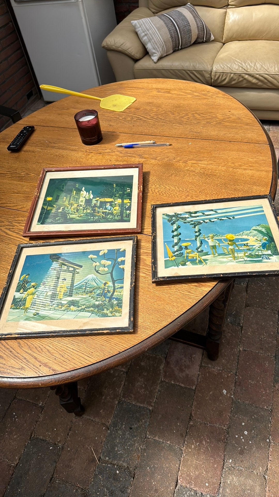 Drie zeer oude klm prenten, Ophalen of Verzenden