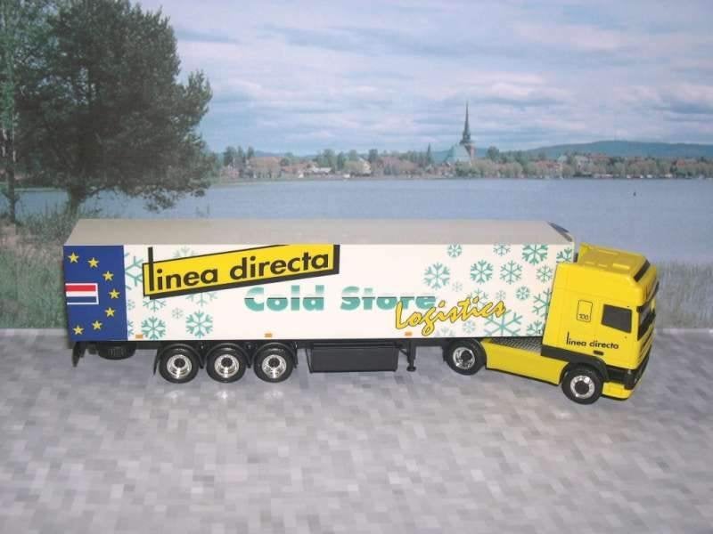 3x Linea Directa Daf 95/Renault 184465-901305. HO, Hobby en Vrije tijd, Ophalen of Verzenden, Nieuw, Bus of Vrachtwagen, Herpa