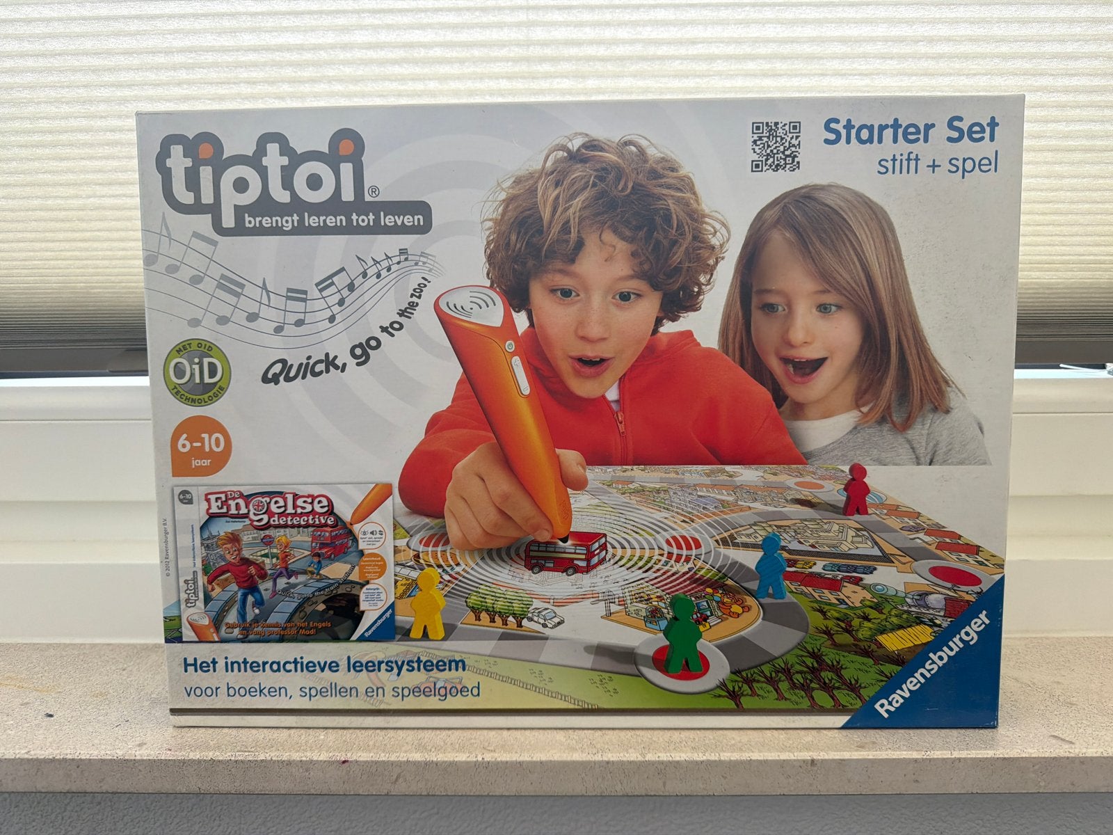 Tiptoi Starter Set Stift + Spel - Engels Detective, Kinderen en Baby's, Ophalen of Verzenden, Gebruikt, Taal en Lezen