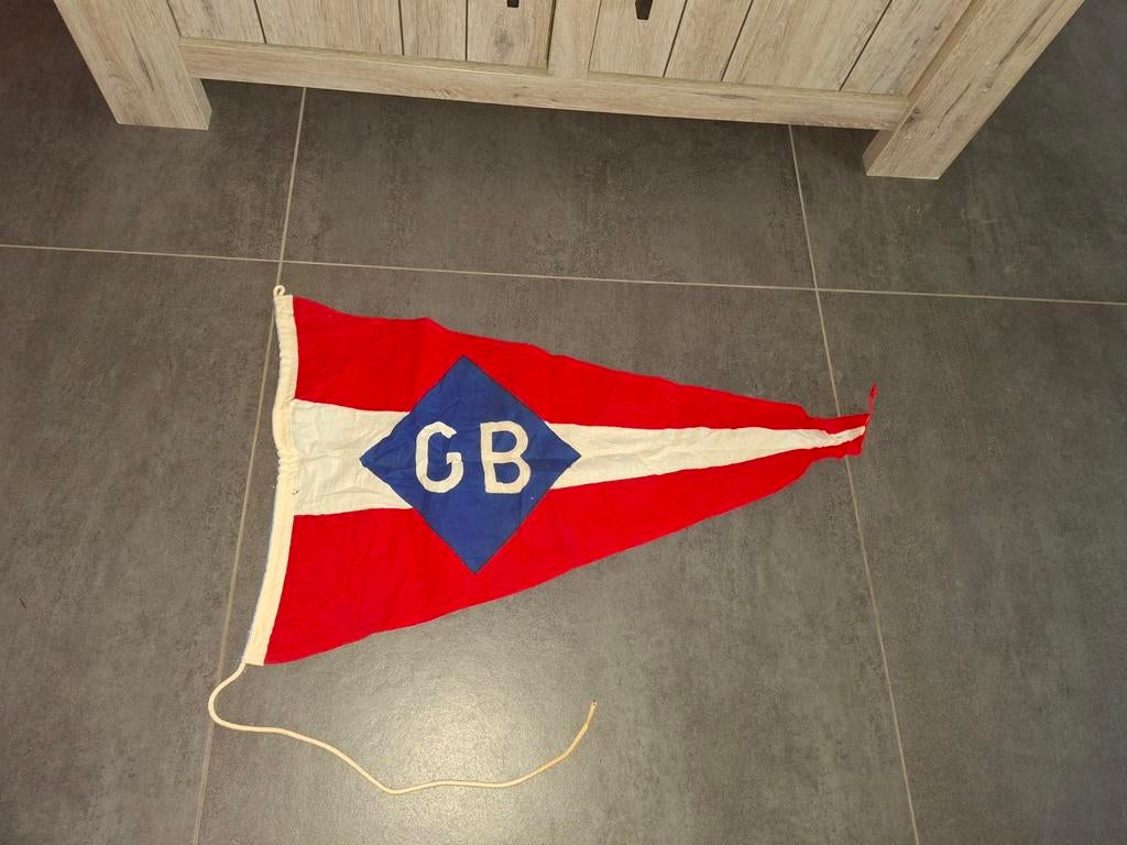 Scheepvaart vlag GB, Ophalen of Verzenden, Zo goed als nieuw, Reclamebord