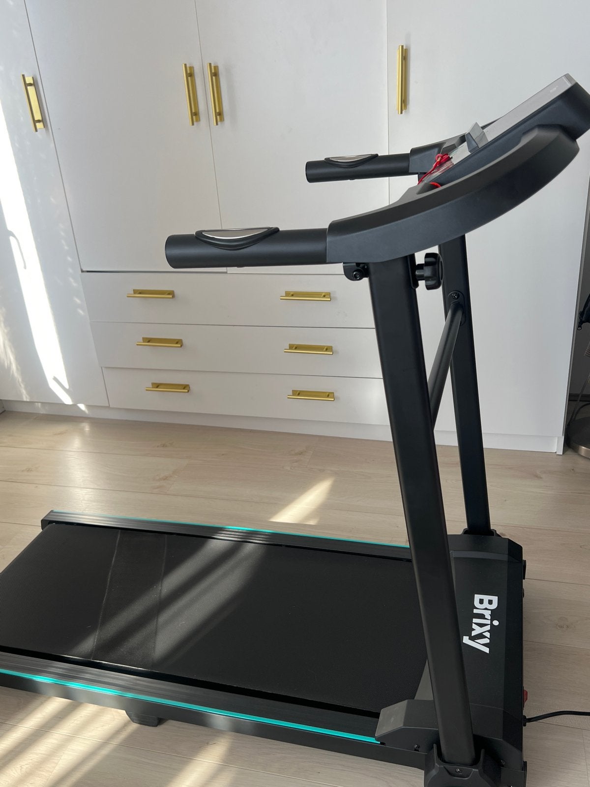 Nieuwe Inklapbare Loopband 1-12 km/u - Brixy, Ophalen, Nieuw, Metaal, Loopband