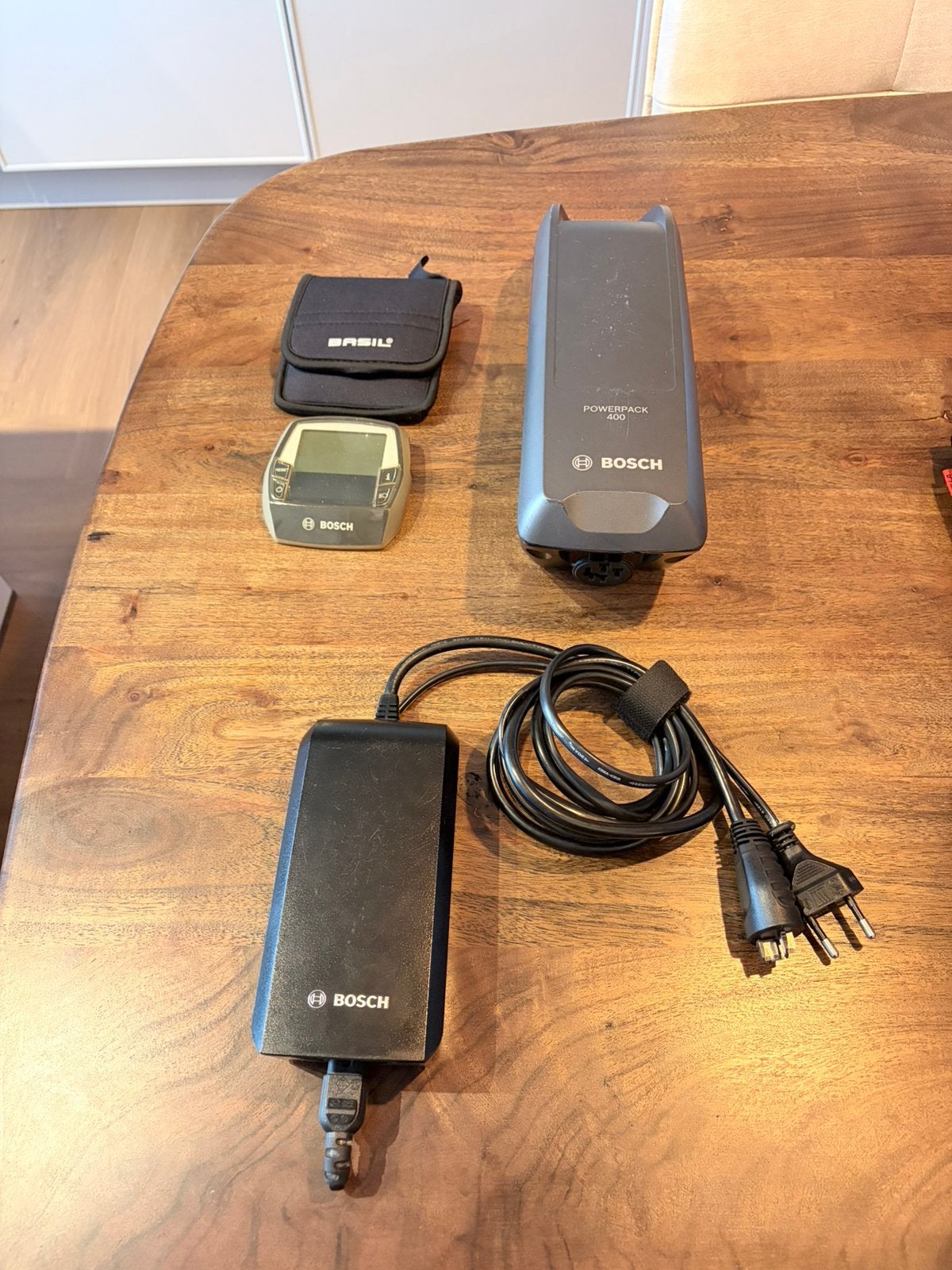 Bosch 400 Wh E Bike accu + lader en Display, Gebruikt