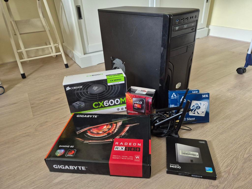 Game PC met Radeon RX 580 - AMD FX8350 - ASRock 970 - Mem16, Ophalen, Gebruikt, Gaming, HDD