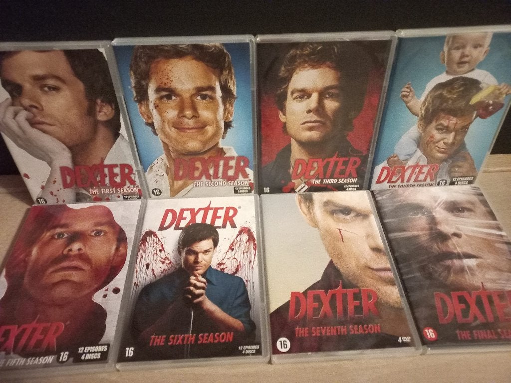 Dexter - Seizoen 1-8 (35xDVD SET) De Complete TV-Serie, Alle leeftijden, Ophalen of Verzenden, Zo goed als nieuw, Thriller