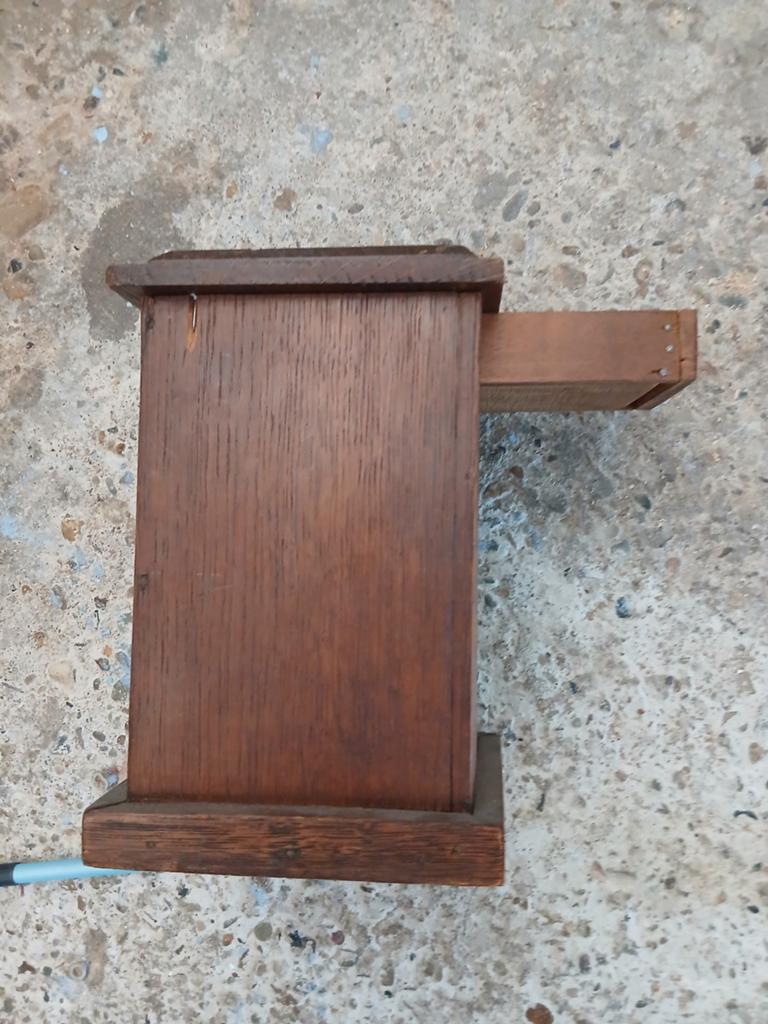 Set van 7 Antieke Houten Kistjes en Doosjes, Ophalen