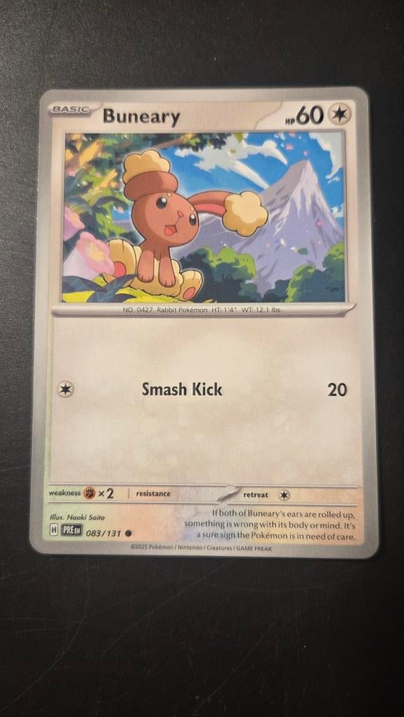 Buneary 083/131 (Prismatic Evolution), Verzenden, Zo goed als nieuw, Losse kaart