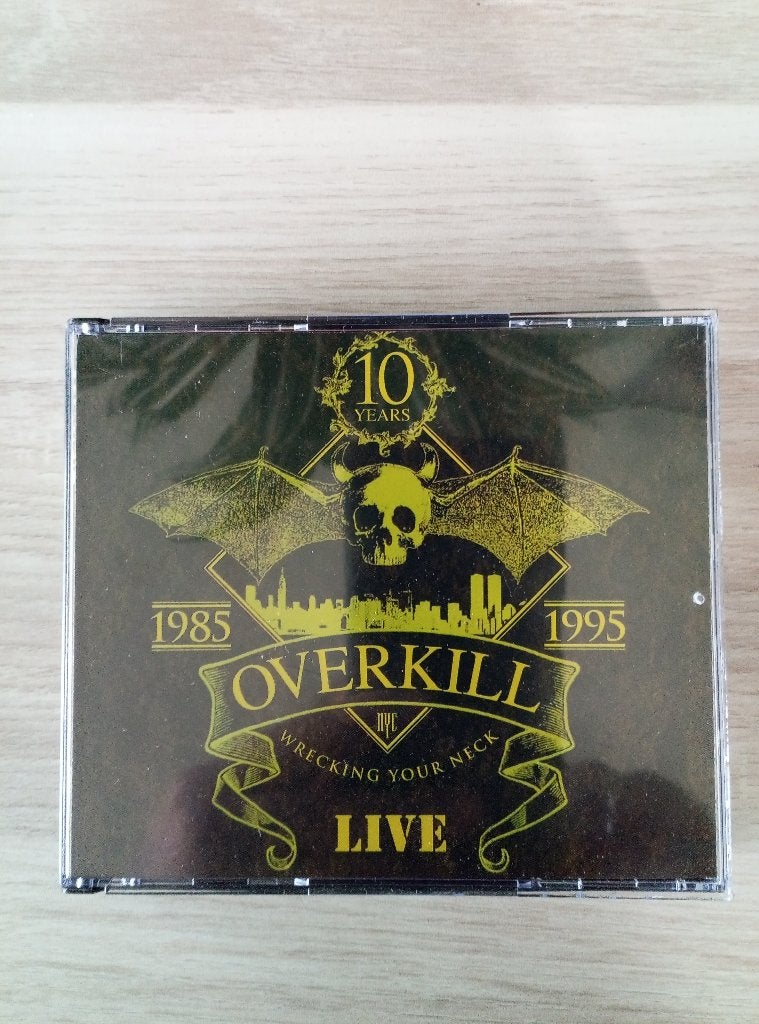 overkill-wrecking your neck live-3 cd fatbox, Inclusief boekje, Metalcore, Verzenden, Zo goed als nieuw