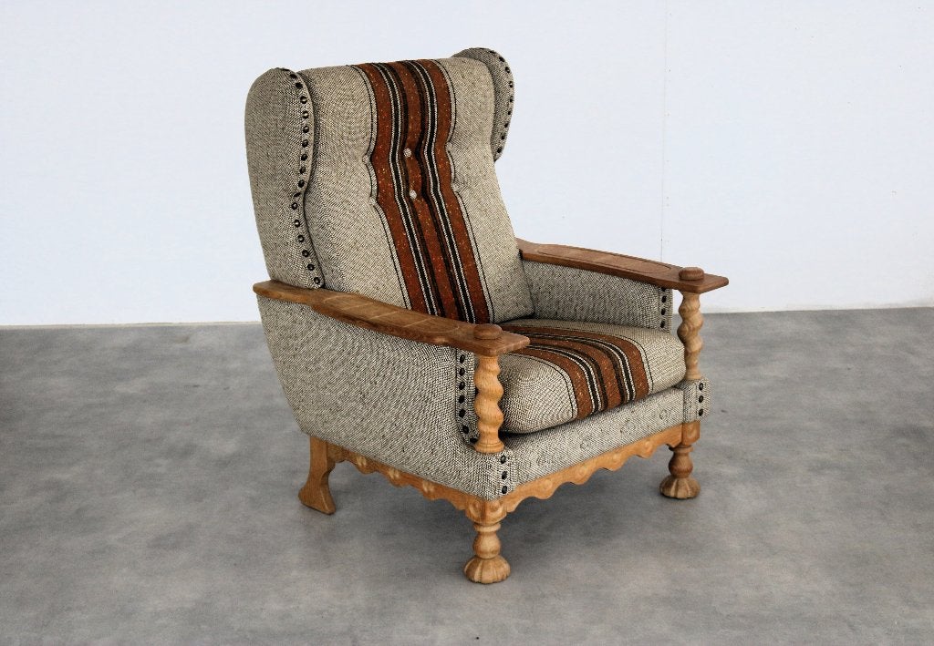 Brutalist fauteuils | easy chairs | jaren 60 | deens, Gebruikt, ., 75 tot 100 cm, Ophalen of Verzenden
