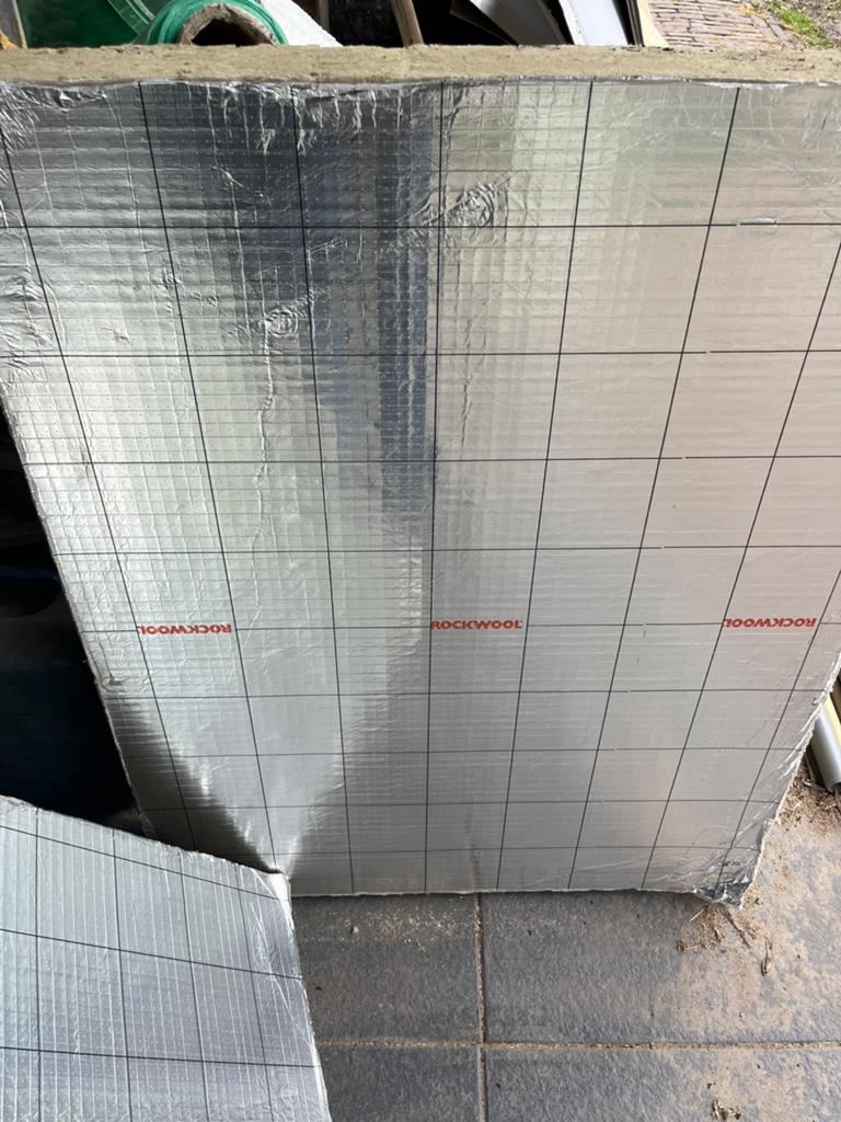 Rockwool steenwol platen 12 cm - Hoge isolatiewaarde, 12 cm of meer, Nieuw, Steenwol, Ophalen of Verzenden