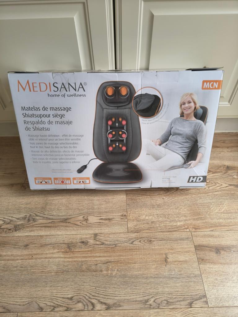 Medisana Shiatsu Massagekussen - warmte en vibratie, Ophalen of Verzenden, Zo goed als nieuw, Massagestoel of Kussen