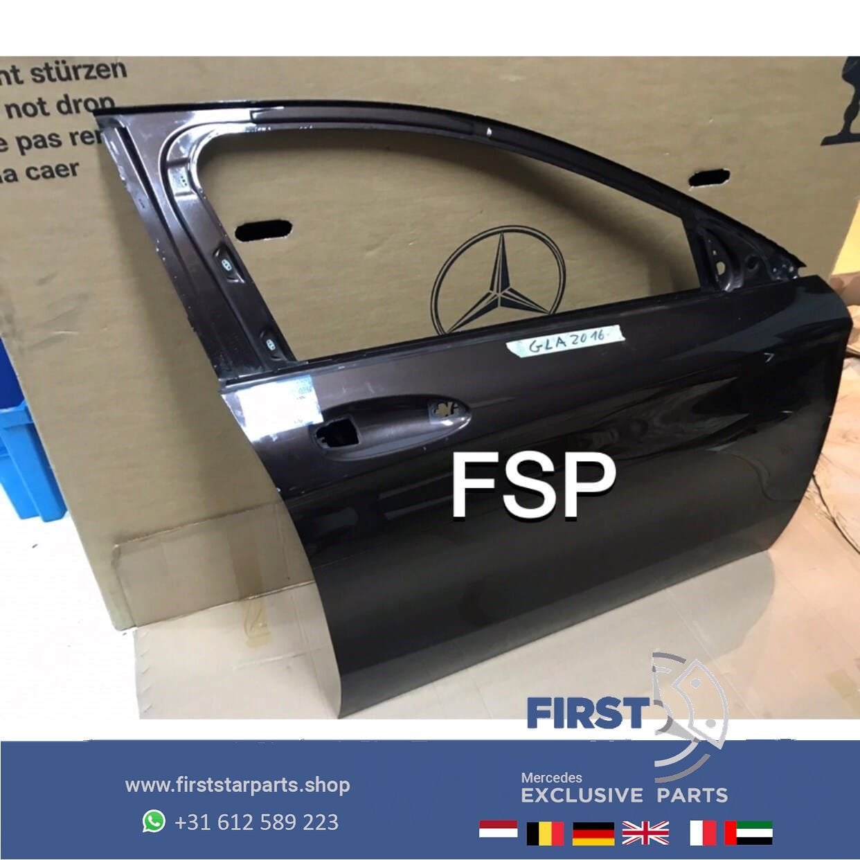 W156 deur kaal Mercedes GLA 2013-2019 bruin Mercedes origine, Gebruikt, -, Deur, Ophalen of Verzenden