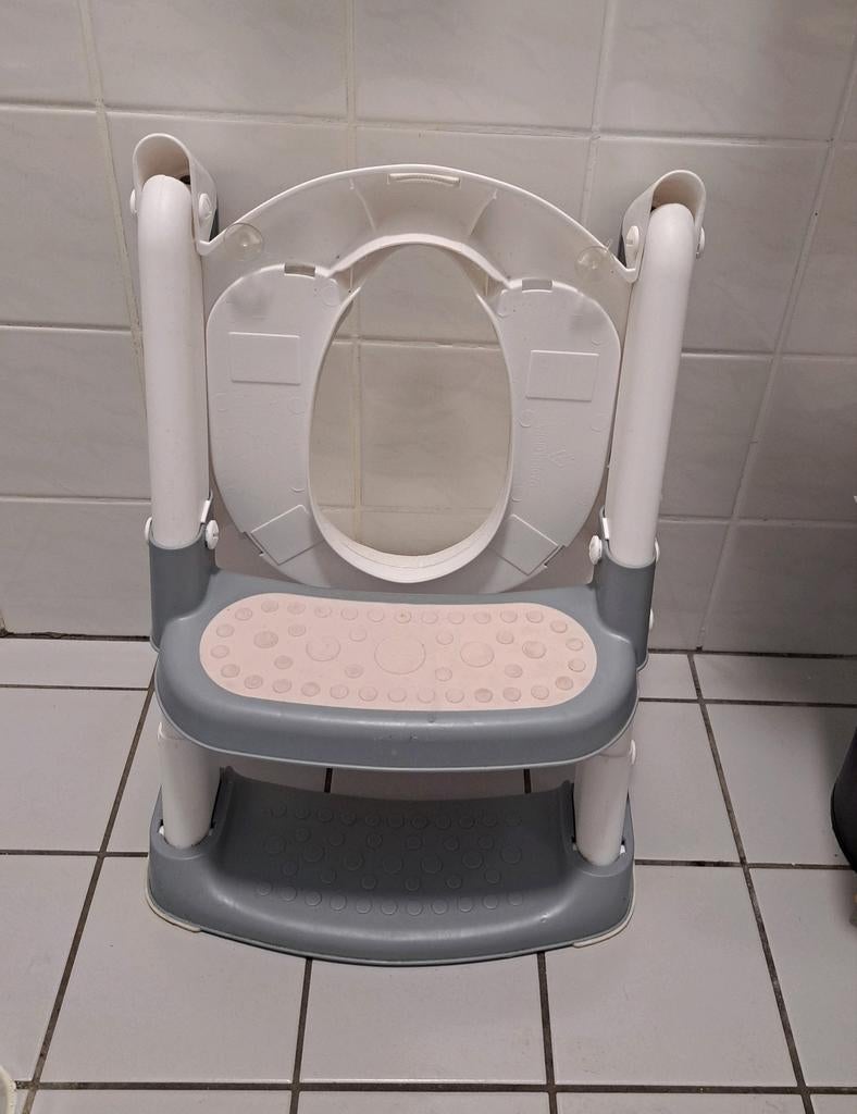 2-in-1 Kinder Toilettrainer met Opstapje en Handvatten, Ophalen, Gebruikt