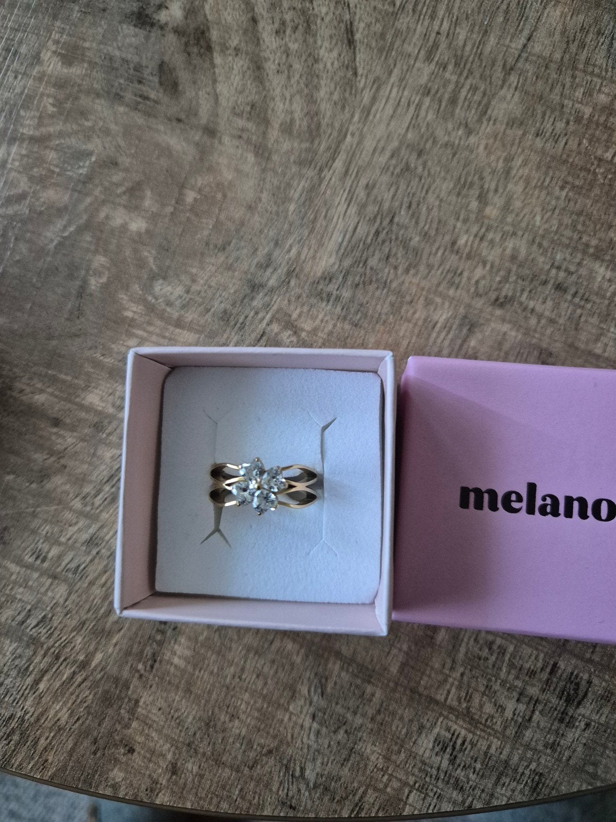 melano ring, Ophalen of Verzenden, Dame, Zilver, Zilver