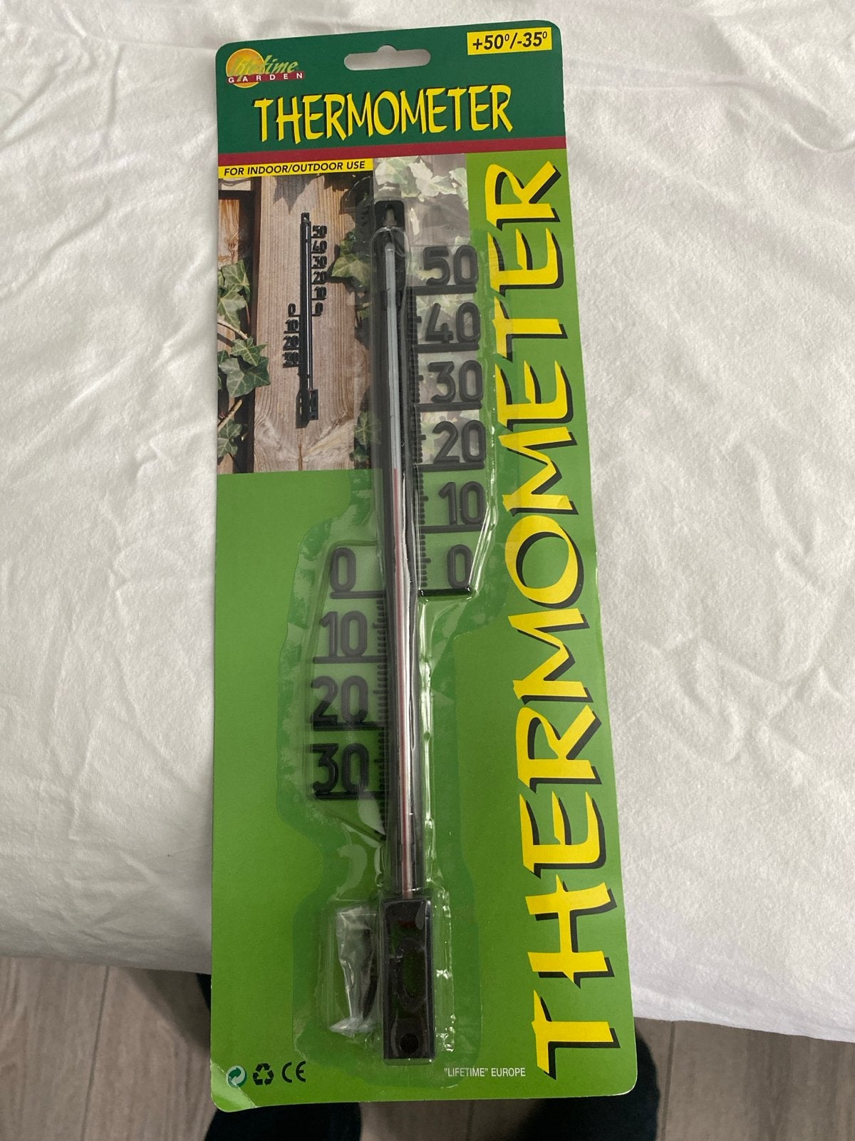 Binnen/Buiten Thermometer - Nieuw in verpakking, Verzenden, Nieuw, Overige merken, Kunststof